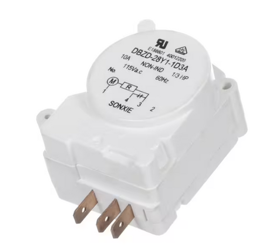 Magic Chef DBZD-28Y1-1D3A, E188801 Defrost Timer, 115V AC, 60Hz, 10A, 1/3HP