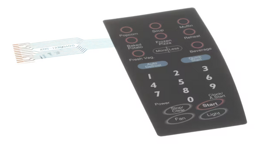 Magic Chef KOT-123Q0A(H) Membrane Switch/Overlay, Controller, Microwave