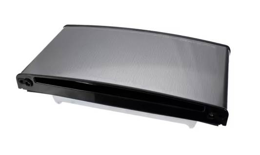 Magic Chef 2100150642 Freezer Door Assembly, Stainless/Black with White Interior