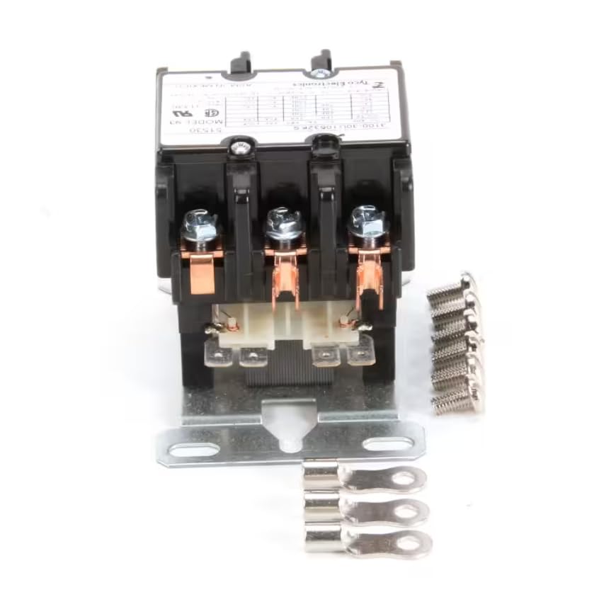 Fits Henny Penny 51530 3100-30U10532KS Contactor Kit, 3 Pole, 208/240V Coil, Low Profile for EPC-4, HMR-123, HMR-127