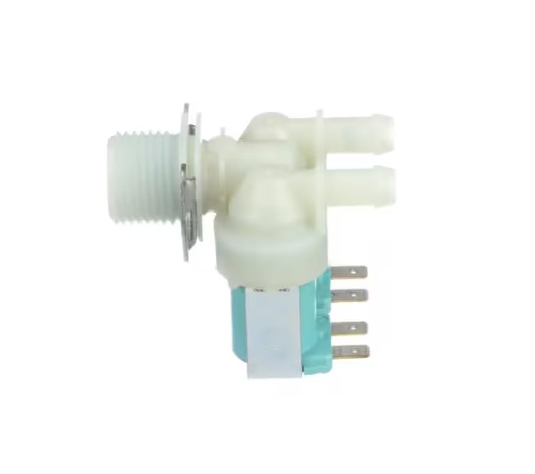 Fits Whirlpool C-325/20-B20 33490260/349 Solenoid Valve, Cold Water Inlet, Dual Coil, Washing Machine for MAH2400AWW, MAH6700AWM, MAH6700AWW
