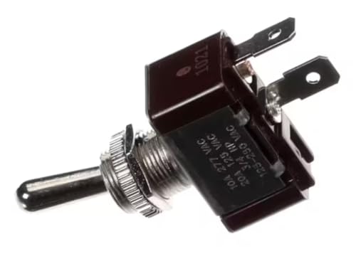 Fits Heatcraft 1021 3/4 HP Toggle Switch, SPST, 10A 277VAC/20A 125VAC