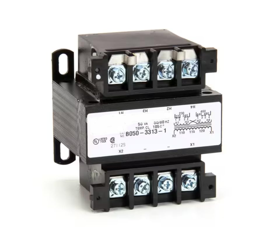 Fits Middleby B050-3313-1 27112S Transformer, 230 to 115V, 50/60HZ, 50VA for TCO2114