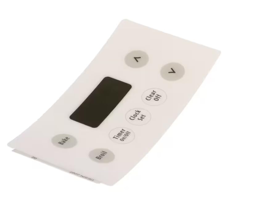 Desin 2207 02 Overlay, Control Board, Bisque for FEF326AQA, FEF326AQB, FEF326AQC