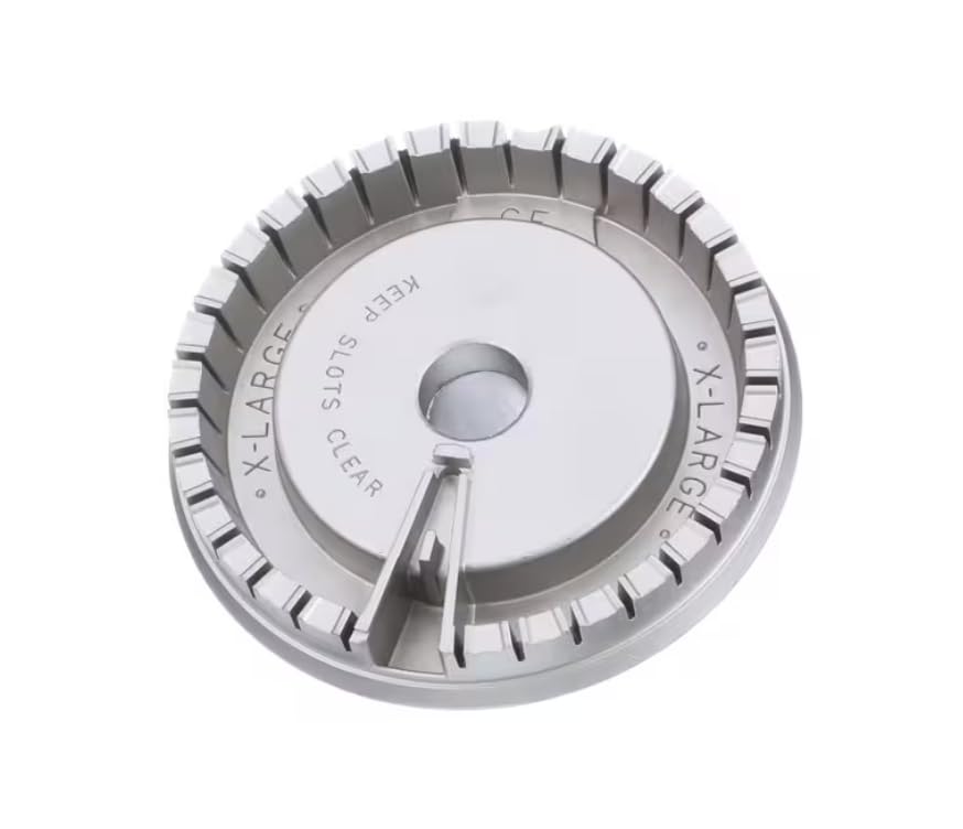 GE Top Burner Base/Head, XL, 18000BTU, V2, Range/Cooktop for PGS960YPFS, JGSS66FEL2DS, CGS700P2M3S1