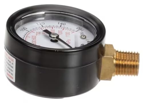 Fits Cornelius 1008644 Gauge, 0-1100KPA/0-160PSI, Bottom Mount