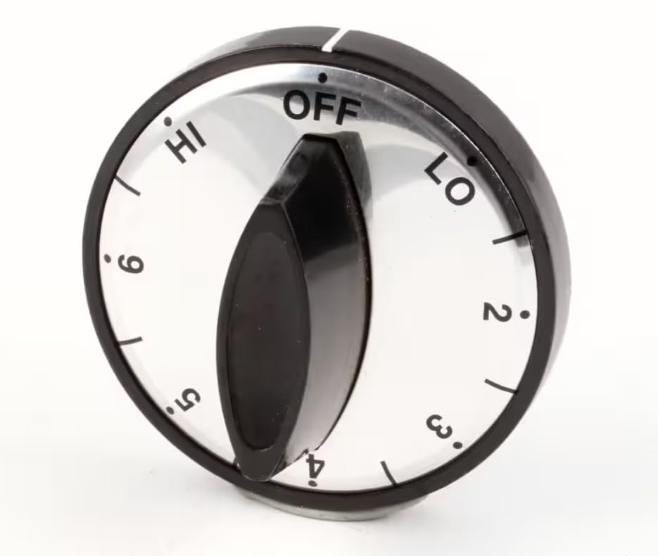 Fits Henny Penny 662 Knob, Infinite Switch, Off-Lo-2-6-Hi for HMI-105, HCS-2, CW-114