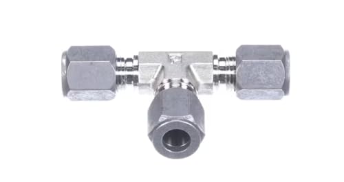 Fits Henny Penny 6BU-883T SS Tee, 3 Way Union with Compression Fittings, 3/8" Tube, Stainless Steel for 320, OEA-321, OFE-321