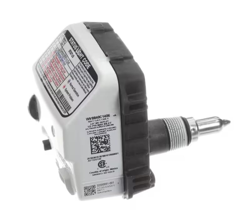 Fits Rheem 2516D6C6 05 100 15 13559561 50050472-102 50050472-102 32300051-001 513559561 SW1.1 50032558-001 Gas Control Valve/Thermostat, Natural Gas