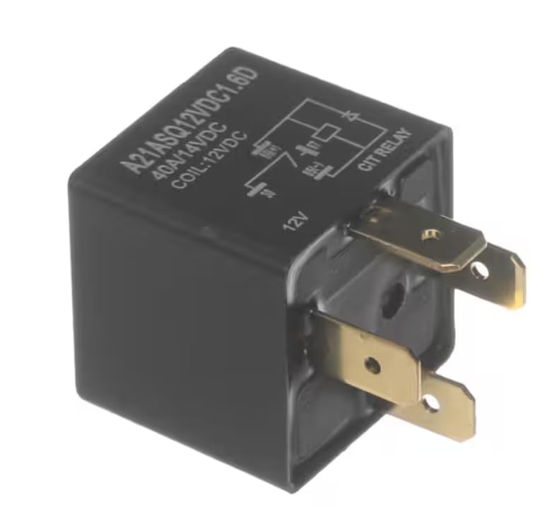 Fits CRES Cor A21ASQ12VDC1.6D 12V Relay, 24 Volt Coil, SPST, 40 Amp for KC-UA-11