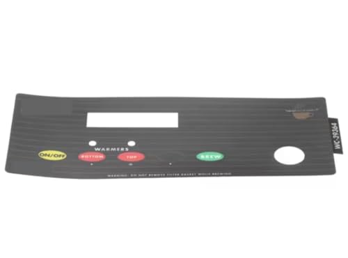 Fits Wilbur Curtis WC-39364 Membrane/Overlay, Control Panel, ALPHA-2GT for ALP2GT12A000