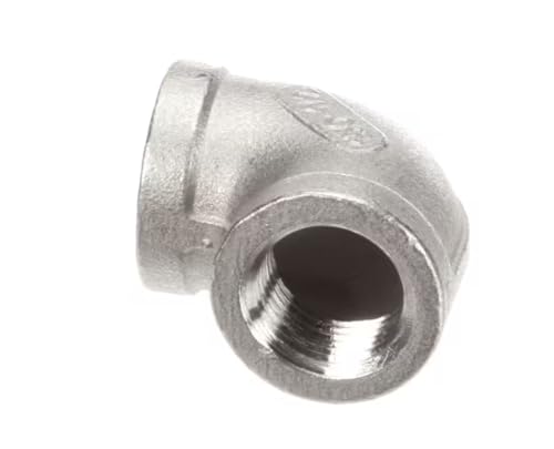 Fits Henny Penny 150-1/2 Elbow, 1/2" x 1/2" Inside Thread, Stainless Steel for EEE-154, EEE-153