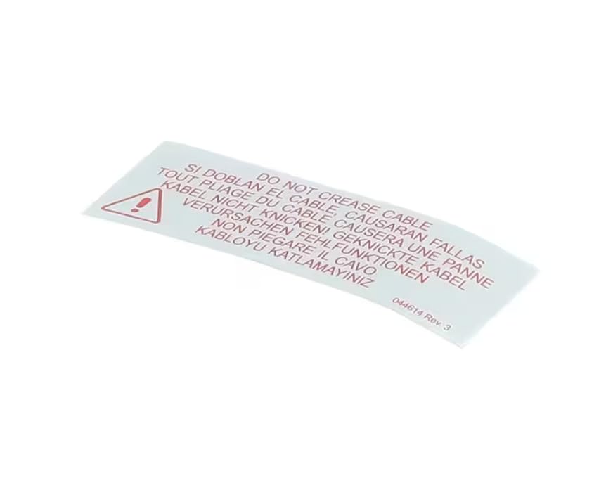 Fits Taylor 044614 REV. 3 Label, Caution, Do Not Crease Cable
