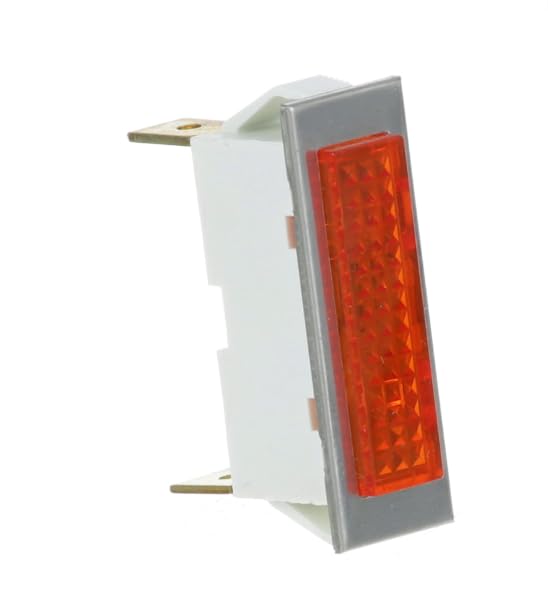 2128 3/8 in 250V Amber Signal Light for Accutemp ACEL, Crown STEAM 100E-KLT, Market Forge 1200 "