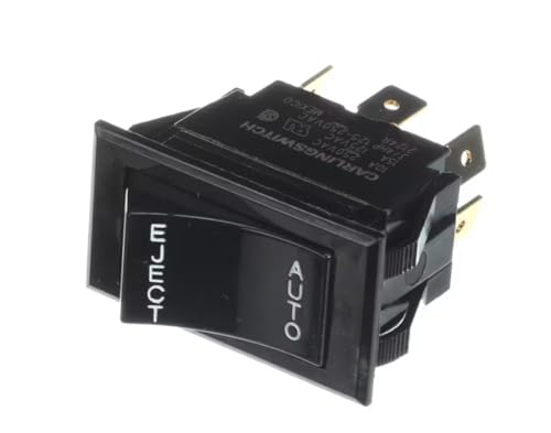 Fits Taylor 10A 250VAC 15A 125 VAC 3/4HP Switch, Rocker, DPDT, Auto/Eject