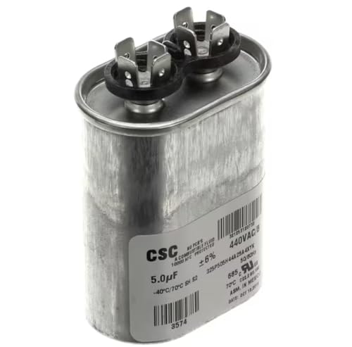 Run Capacitor 5 µF 440 V 50/60 Hz – Fits York 325P505H44A25A4XYK for 1NP0454 / 2EE0 Series