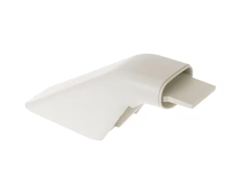 164D 2840 End Cap, Door Handle, White