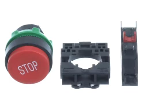 Fits Insinkerator ZBE-102 .24145 4PD7 A600-Q600 Ith 10A Stop Switch Kit, Push Button, Red