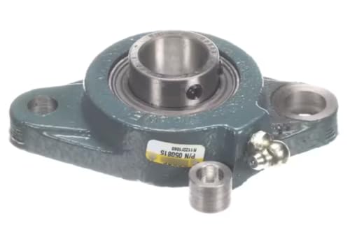 Fits Chicago Dryer 050815 R1122/1060 Bearing Assembly with Bushing & Grease Fitting, 1" Bore, 2 Bolt Flange