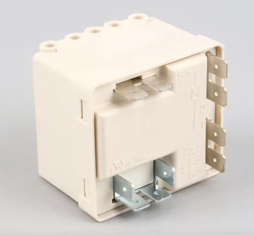DIN Rail Mount Relay Fits Hoshizaki RVA7AA3R – Automatic, 7A, Silver, Normally Open