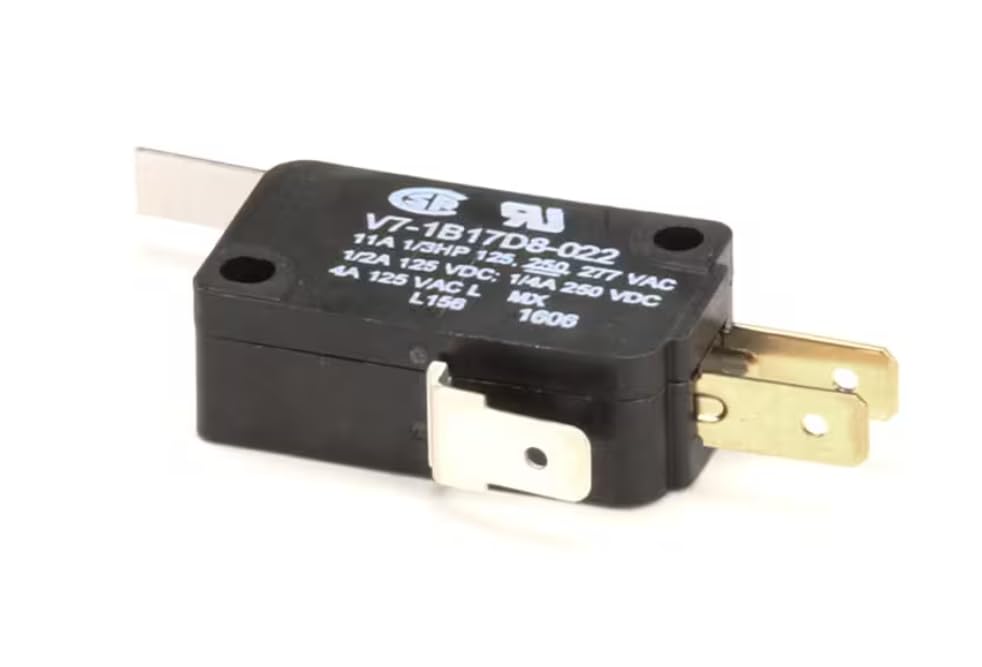 Fits Taylor 11A 1/3HP 125, 250, 277 VAC 1/2A 125 VDC 1/4A 250 VDC 4A 125 VAC L156 1606 Microswitch, Lever, SPDT, 125-277 Volt, 11 Amp for 338