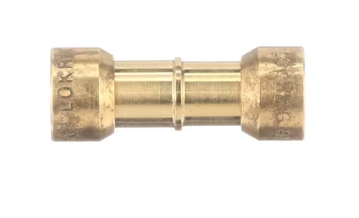 8.5 NK Coupler, 8.5MM to 8MM, Lokring, Brass, Refrigerator for WRS321SDHV08, WRF535SWHW04, WRF532SMHW04