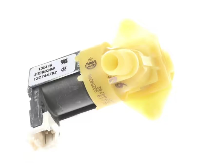 135/19 Solenoid Valve, Water Inlet, Single Coil, 120V, 60HZ, Washing Machine
