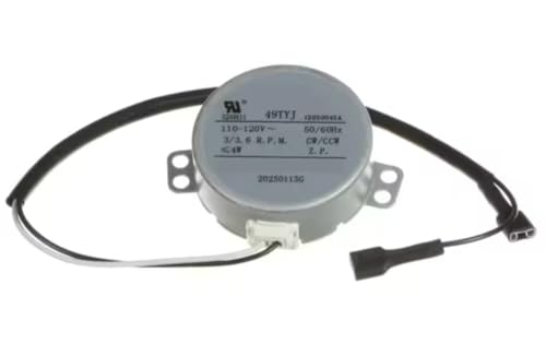 Fits Magic Chef 49TYJ E249611 12030045A 110-120V~ 50/60HZ 2025013G Motor, Synchronous, 110-120 Volt, 50/60HZ, 3/3.6 RPM