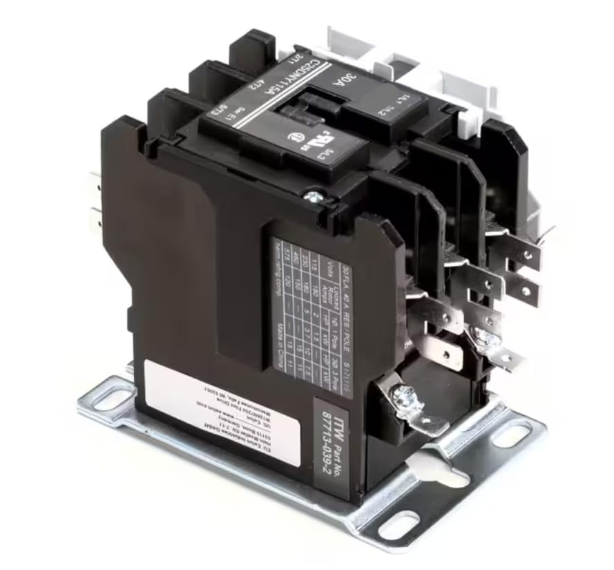 Contactor Fits Hobart C25DNY115A – 110-120 V, 50/60 Hz, 30 A, 3-Pole