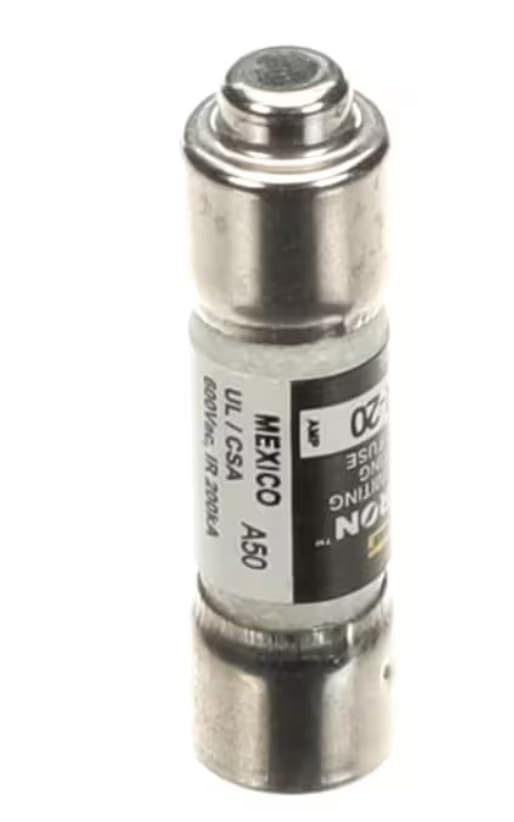 Fits Blodgett 500VAC A50 0065719 Fuse, 20 Amp, 600 Volt, Class CC for EF Series, EZE Series, RE Series