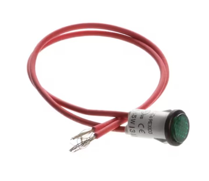 Fits CRES Cor 1311 250V~.5W Indicator Light, Green, 240V for RO151FWUA18B, CO151FWUA12B2081, CO151HWUA6B2081
