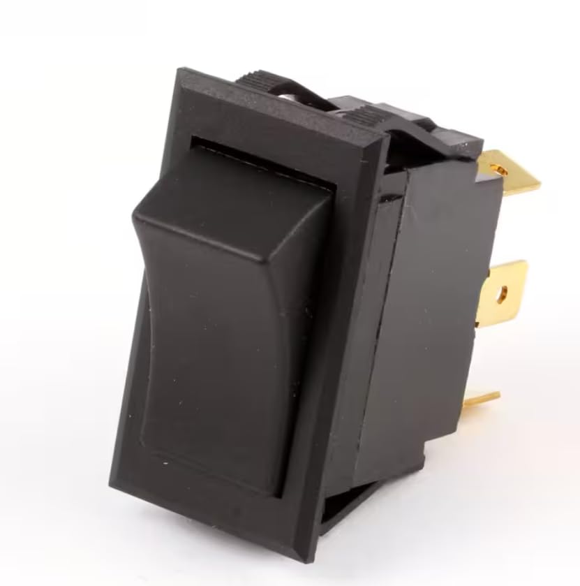 Fits Garland 1234 R 10A 250VAC 15A 125VAC 3/4 HP 250VAC Switch, Rocker, DPDT, On/On for MCO-ED-10-S, MCO-GD-10, MCO-GS-10