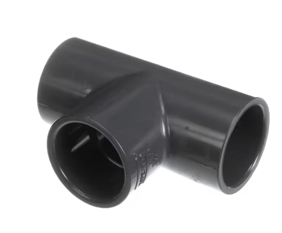 Fits Champion 801-015SCH 80 D24672WS103 Tee, PVC, Gray, 1-1/2"