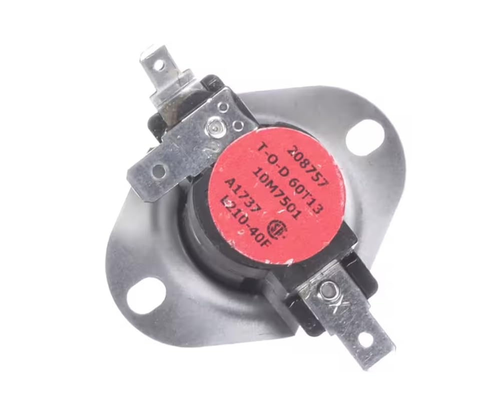 Fits Lennox 208757 10M7501 A1737 Limit Switch/Thermostat, L210-40F, Auto Reset for LGC060S2, LGC072S2BH, LGC072S4