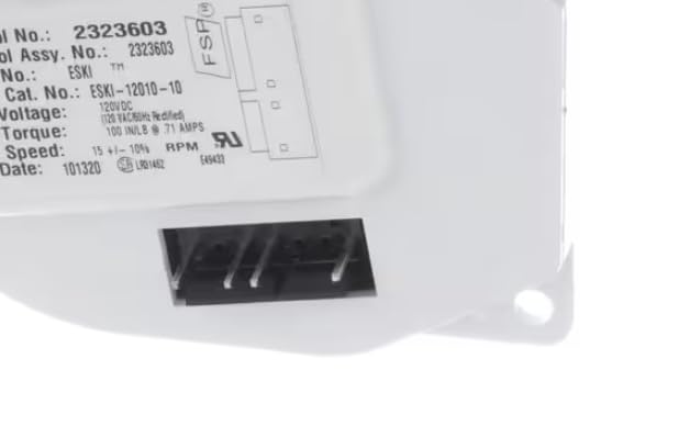 101320 Auger Motor, Ice Dispenser, 120 Volt, 60HZ, Refrigerator