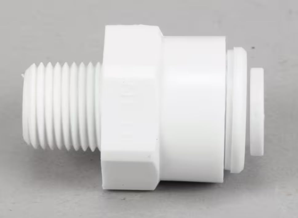 NPTF 25 SK 266 001 EF Male Connector, 1/4" OD x 1/8" NPTF for AD0602A, AD0603W, AR0600A