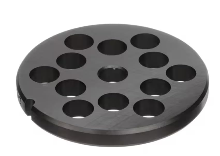 Fits Hobart 22-1/2 Chopper Plate, 1/2" Diameter Holes, Carbon Steel for 4822CE, 4822
