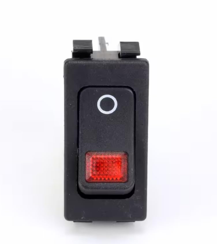 155 R145 Rocker Switch, Lighted, DPST for ASM-36, ASM-48, ASM-60