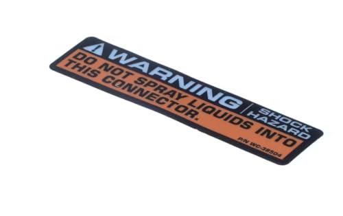 Fits Wilbur Curtis WC-38504 Label, Warning Shock Hazard for GEMTIF10B1000, GEM5IFT, GEMSIF10A1000