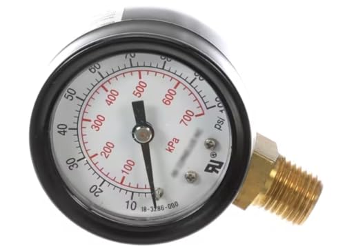 Fits Cornelius 18-3286-000 Gauge, 0-100 PSI, 0-700 KPA for FCB, FCB OC2