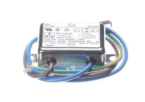 Fits Taylor 25/100/21 7926D Filter-EMI 115/250V 50/60HZ 3A