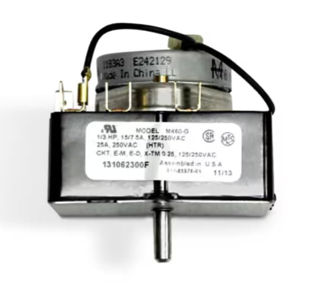 E242129 8354A9 Timer, 250 Volt, 25 Amp, Dryer for FLXE52RBT5, DE27T3WAFA, GDE337REW0