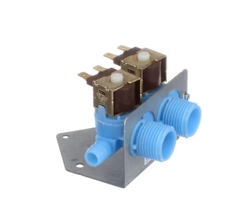 198C21 1-T Solenoid Valvle, Dual, Water Inlet, Washer for CAW12444XW0, CAW12444XW1, CAW9244XQ0