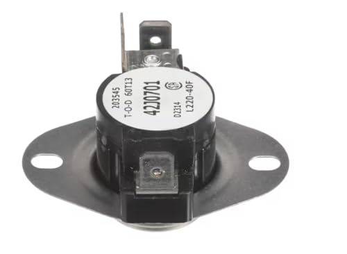 Fits Lennox 203545 42J0701 D2314 Limit Switch, Auto Reset, L220-40F for GCS24-813-130-01, GCS24-813-78-01, GCS24-813-01