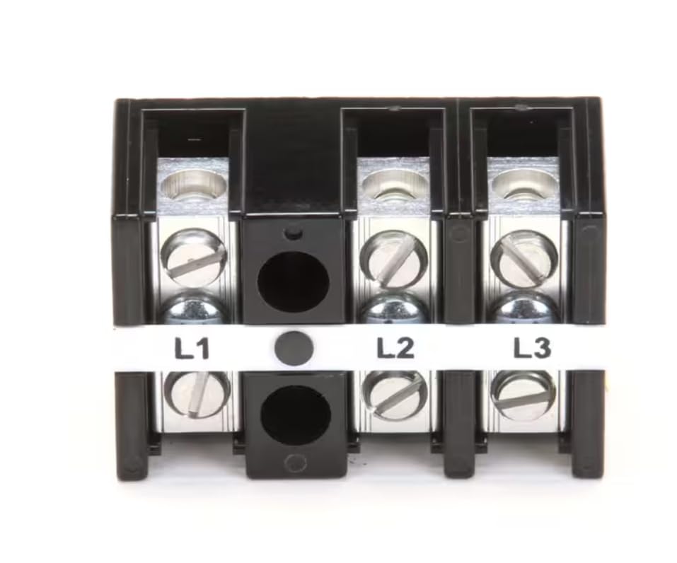 Fits Lang 14002-3A Y27 Terminal Block, 3 Pole, 600V, 115A for ECOD-AT, R60S-ATD, 130F-240VM