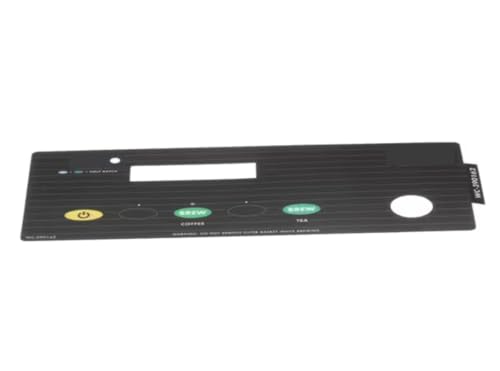 Fits Wilbur Curtis WC390162 Label/Overlay, CB/CBP for WC-390162, WC390162, WCWC390162