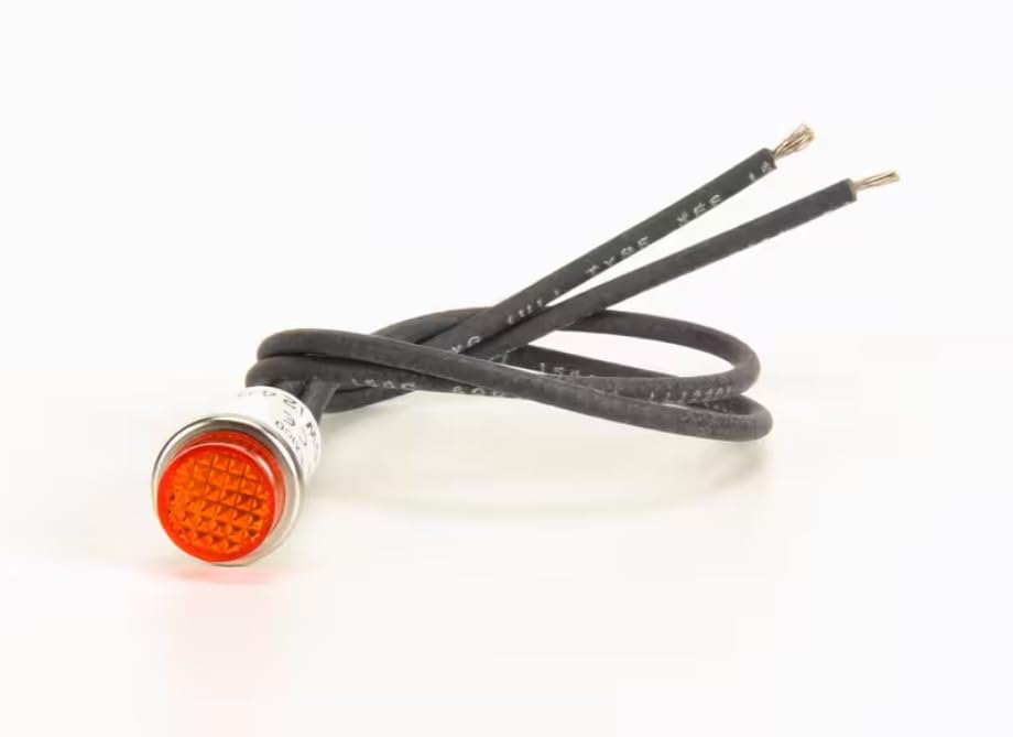 Fits APW Wyott 1249 5W Indicator Light, 250V, 1/2" Diameter for FDDL24, CHP-1A, DS-1A