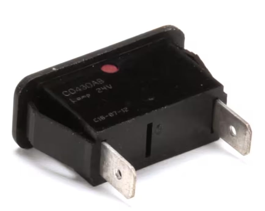 Fits Groen C043OAB C16-07-12 Indicator Light, Red, Reset, 24 Volt for CNGB-24, CNGB/3-24, HY-10SE