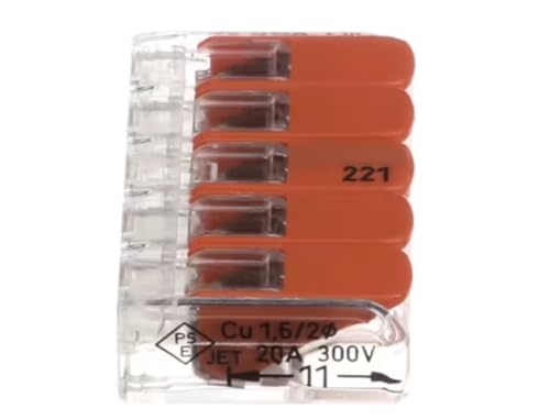Fits Ovention 0,14f/0.2-4 450V/32A 20A 300V Wire Nut, Lever, 5 Pole for C1400, C2000, C2600