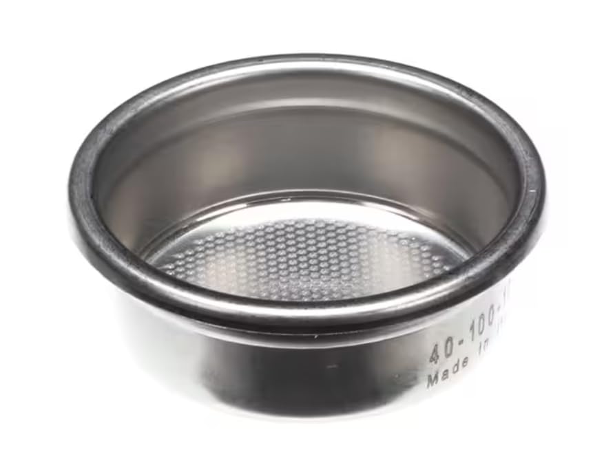 Fits Rancilio 40-100-108 10/19 Calibrated Deeper Filter, 2 Cups for Classe 9 USB Tall, Classe 9 USB